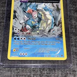 2015 Pokemon XY Ancient Origins Gyarados Holo #21/98 - Image 3