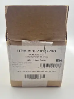 Pokemon Destined Rivals Booster Box Case EMPTY BOX NO CARDS NO PACKS - Image 2