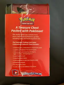 Pokemon Celebrations 25th Anniversary Collector's Chest Lunch Box Tin - Image 3