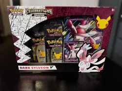 Pokemon TCG Celebrations Dark Sylveon v Factory Sealed Box - Image 1