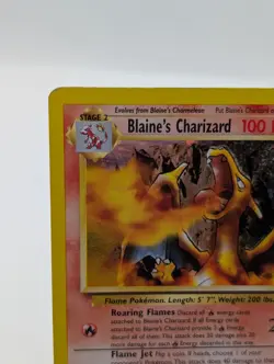 Blaine’s Charizard 2/132 Gym Challenge Holo Rare Pokemon Card SWIRL - Image 5