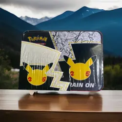 Pokemon Celebrations 25th Anniversary Collectors Chest Lunch Box Factory Sealed - Image 1