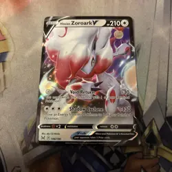 Hisuian Zoroark V 146/196 Holo V Rare Lost Origin Pokemon NM - Image 1