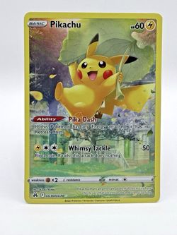 Pikachu GG30/GG70 - Crown Zenith Galarian Gallery Full Art Pokemon TCG - NM - Image 1