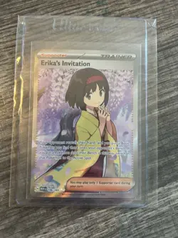 Pokemon Erika's Invitation Ultra Rare Holo Trainer Sv: Scarlet & Violet 151 196… - Image 2