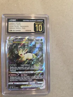 Leafeon VSTAR #GG35 Pokemon Crown Zenith PRISTINE 10 - Image 1