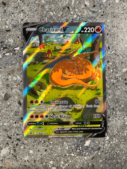Pokemon TCG Cards Charizard V SWSH260 Alternate Art Black Star Promo - Image 1