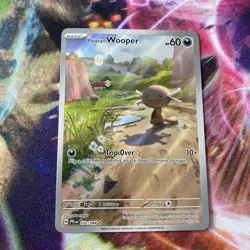 Paldean Wooper 102/094 IR Phantasmal Flames NM Pack Fresh Pokemon - Image 1