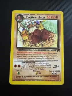TRIOPIKEUR OBSCUR RARE - POKEMON 23/82 TEAM ROCKET EDITION 2 FR - Image 1