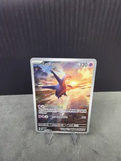 Latios 203/191 Sv08: Surging Sparks Illustration Rare Pokemon TCG NM English - Image 4