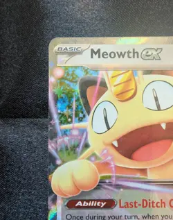 Pokemon TCG - Meowth ex 062/088 Ultra Rare - Perfect Order - FREE SHIPPING - Image 3