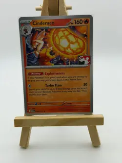 Cinderace 028/132 Prize Pack Series 8 Play Pokemon Stamped Non-Holo Near Mint - Image 1