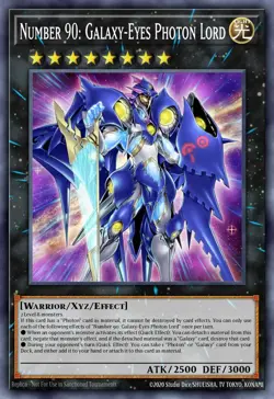Yugioh! Number 90: Galaxy-Eyes Photon Lord STARLIGHT Rare MP25-EN033 ships 9/5 - Image 1