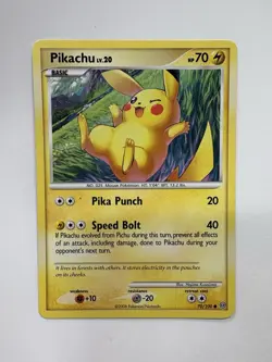Pokemon Pikachu 70/100 Stormfront Common - Image 1