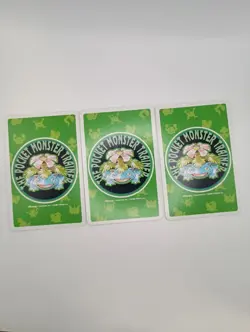 Pokemon 1998 Green Poker Deck Charmander Squirtle Bulbasaur Aces - Image 2