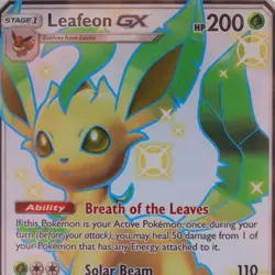 Pokemon TCG Hidden Fates 2019 Leafeon GX Shiny Vault Holo SV46 - CGC Gem Mint 10 - Image 3