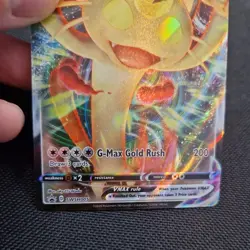 Pokemon Card Meowth VMAX SWSH005 Full Art Holo Ultra Rare Black Star Promo .. - Image 4
