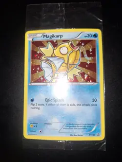 Pokemon TCG Magikarp XY 143 Holo Black Star Promo Card Sealed - Image 1