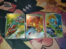 Pokemon First Partner Illustration Kanto Starters Promos Set *NM condition* - Image 1