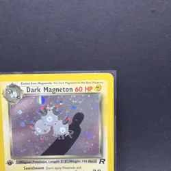Pokemon TCG Dark Magneton 11/82 Team Rocket Holo Rare 1st Edition LP Condition - Image 3