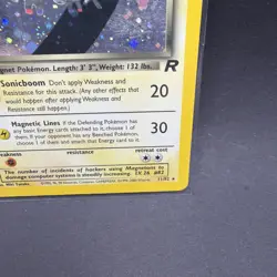 Pokemon TCG Dark Magneton 11/82 Team Rocket Holo Rare 1st Edition LP Condition - Image 4