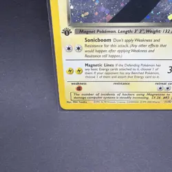 Pokemon TCG Dark Magneton 11/82 Team Rocket Holo Rare 1st Edition LP Condition - Image 5