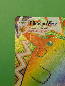 BEAUTIFUL COPY Pokemon Vivid Voltage Pikachu VMAX 188/185 Rainbow Secret Rare - Image 5