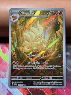 Ninetales 199/197 Pokemon TCG SV03: Obsidian Flames NM - Image 1