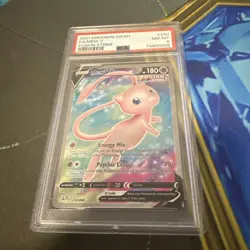 Pokemon Mew V (Full Art) 250/264 Swsh08: Fusion Strike Holo PSA 8 - Image 1