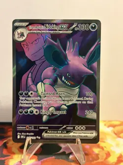 Pokemon TCG Team Rocket's Nidoking ex 216/182 Ultra Rare Destined Rivals - Image 1
