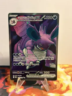 Pokemon TCG Team Rocket's Nidoking ex 216/182 Ultra Rare Destined Rivals - Image 2