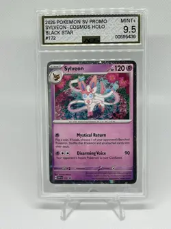 Pokemon Sylveon Cosmos Holo Promo Black Star AGS 9.5 172 SV 120HP 2025 English - Image 1