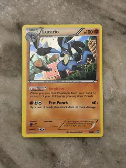 Lucario BW85 PR-BLW Holo Promo BW Black Star Promos Pokemon - Image 1