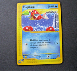 VTG **MAGIKARP # 118/165 E-READ EXPEDITION BASE 2002 MINT COND. POKEMON-REG - Image 1