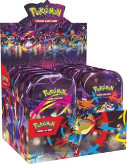 Mega Heroes Mini Tins [x10-Tin] Sealed Display ME01 Pokemon TCG - Image 1