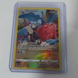 Pokemon Druddigon TG09/TG30 Silver Tempest Ultra Rare Holo 120 HP - Image 1
