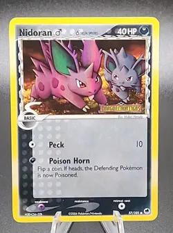 Nidoran Dragon Frontiers EX Series POKEMON Reverse Holo Foil Stamped 2006 #57 B - Image 1