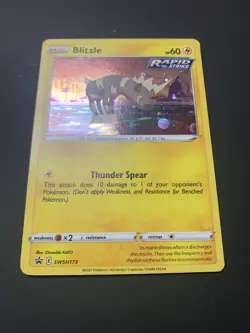 Pokemon TCG Blitzle SWSH Black Star Promos SWSH173 Regular Promo - Image 2