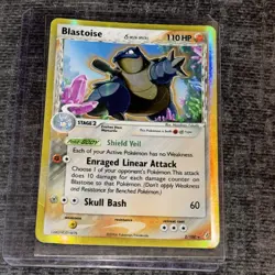 Pokemon Blastoise EX Delta Species Crystal Guardians 2/100 Holo Rare - Image 1