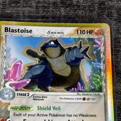 Pokemon Blastoise EX Delta Species Crystal Guardians 2/100 Holo Rare - Image 2