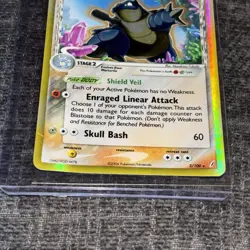Pokemon Blastoise EX Delta Species Crystal Guardians 2/100 Holo Rare - Image 3