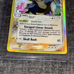 Pokemon Blastoise EX Delta Species Crystal Guardians 2/100 Holo Rare - Image 5