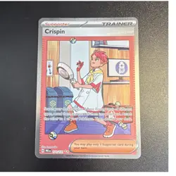 Pokemon Crispin Trainer Full Art Holo Special Illustration Rare 171/131 Sv - Image 1
