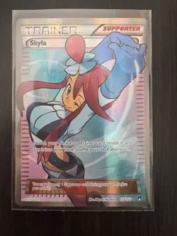 Pokemon TCG Skyla 122/122 Breakpoint Full Art English - Image 1