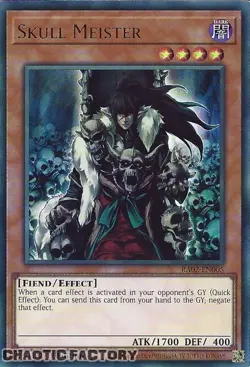 YUGIOH RA02-EN005 Skull Meister Ultra Rare 1st Edition NM - Image 1