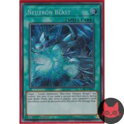 Yugioh Neutron Blast LCKC-EN041 Secret Rare 1st Edition NM - Image 1