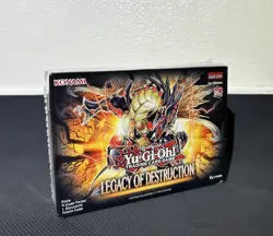 Yugioh Legacy of Destruction Mini Box 1st Edition Sealed Special Edition Token - Image 1