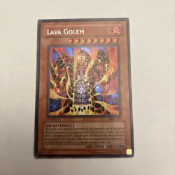 Yu-Gi-Oh! TCG Lava Golem Pharaonic Guardian PGD-107 1st Edition Secret Rare - Image 3