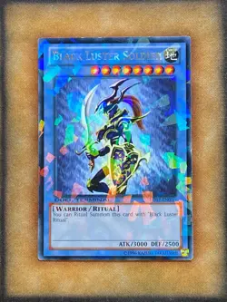 Yugioh Black Luster Soldier DT07-EN030 Duel Terminal Rare LP - Image 1
