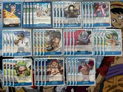 One Piece TCG OP15 Rebecca - Blue Base Deck w/ 10 Don!!! English - Image 1